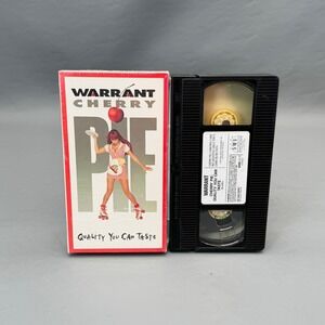 WARRANT Cherry Pie - Quality You Can Taste VHS